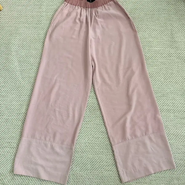 [BUNJANG] Lanvin Pink Wide Pants / 랑방 Lanvin 핑크색 와이드 팬츠