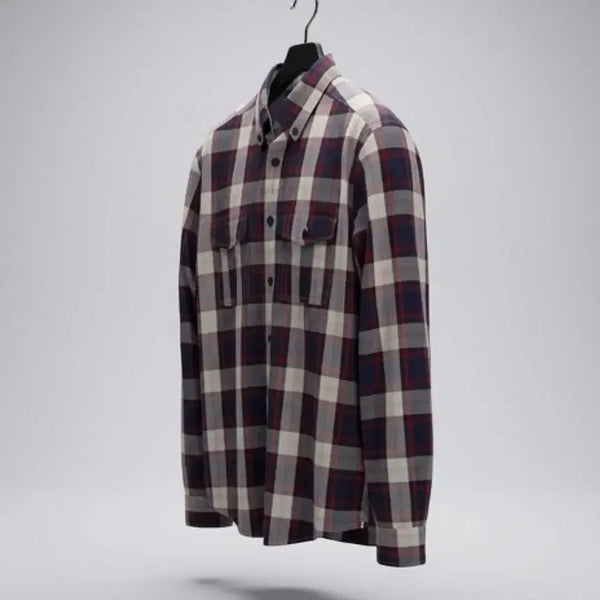 [BUNJANG] Tommy Hilfiger Big Check Pocket Shirt / 남성S / 타미힐피거 빅체크 포켓셔츠PP 12-136