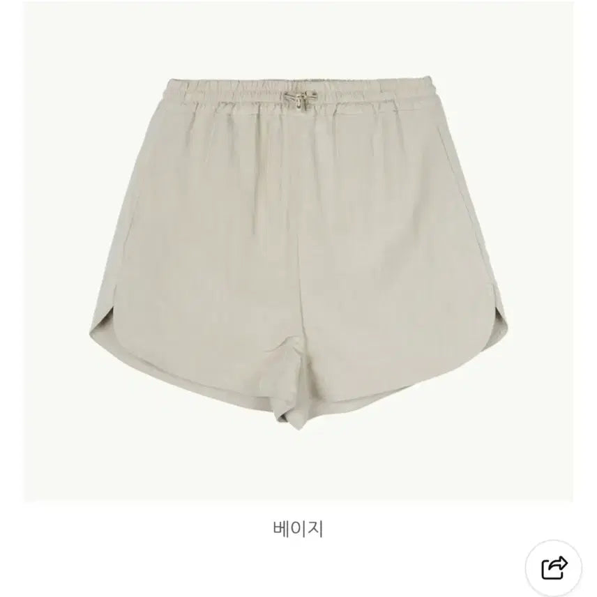[BUNJANG] Blossom Mond Bending Short Pants (Beige) - Women's S / blossom 블로썸 블라썸 몬드 밴딩 숏 팬츠 여성용 s 새상품