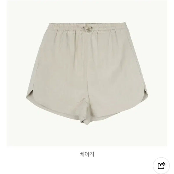 [BUNJANG] Blossom Mond Bending Short Pants (Beige) - Women's S / blossom 블로썸 블라썸 몬드 밴딩 숏 팬츠 여성용 s 새상품