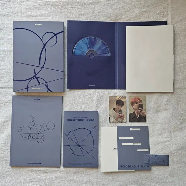 [BUNJANG] ATEEZ Golden Hour Part.4 Album (A Ver.) Photocard Included (Seonghwa, Hongjoong) / 에이티즈 골든아워 part.4 앨범(A.ver) 포카포함(성화/홍중)