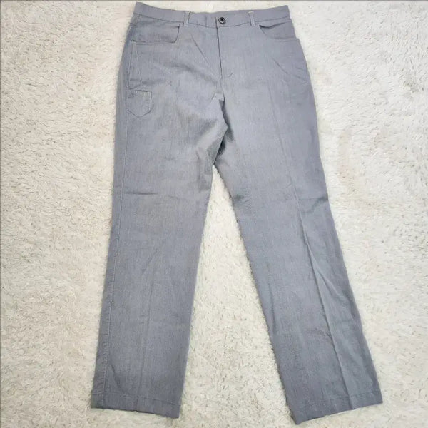 [BUNJANG] ELLE Men's Cotton Blend Golf Pants Grey 92 / ELLE 골프 남성 면혼방 골프바지 그레이 92