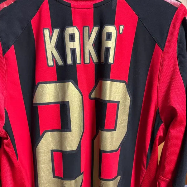 [BUNJANG] AC Milan Kaka 2006-07 Champions League Match-Worn Long-Sleeve Jersey / 유니폼