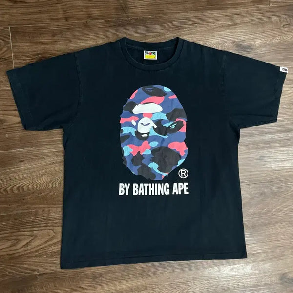 [BUNJANG] A Bathing Ape BAPE Camo Big Ape Head T-Shirt / 베이프 카모 사루 빅 헤드 반팔 티셔츠