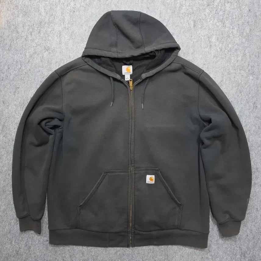 [BUNJANG] Carhartt Rain Defender Fading Washed Hoodie Zip-Up Jacket L / 칼하트 써멀 레인디펜더 페이딩 워시드 후드집업 L