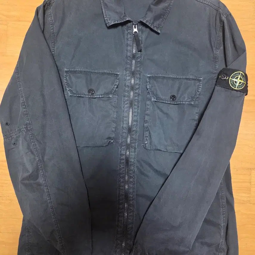 [BUNJANG] Stone Island 21FW Old Effect Overshirt Black XL / 21fw 스톤아일랜드 올드이펙트 오버셔츠 블랙