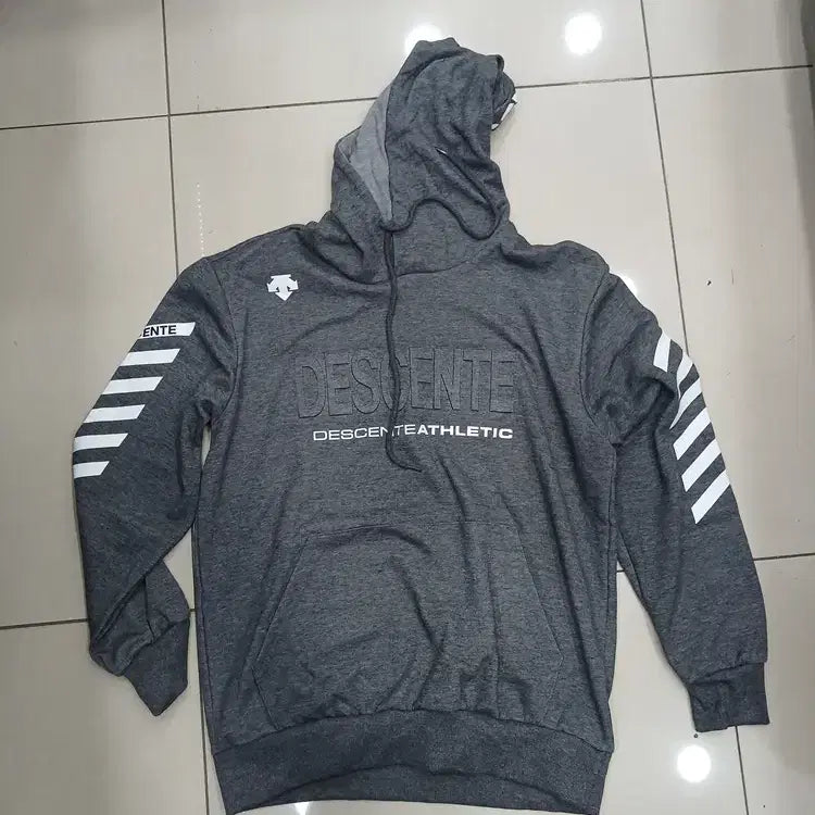 [BUNJANG] L Size Grey Hoodie / L사이즈 회색 후드티셔츠 중고 가슴55총길이69어깨직선50팔길이59