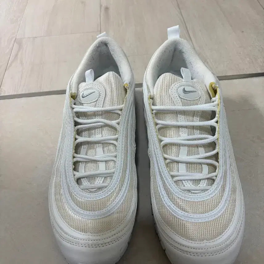 [BUNJANG] Nike Air Max 97 White Sneakers / 나이키 에어맥스 97 화이트