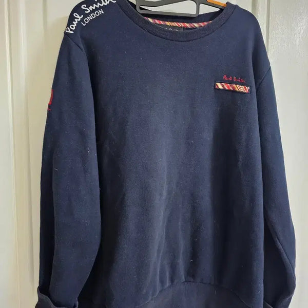[BUNJANG] Paul Smith London Embroidered Chest Pocket Sweatshirt / 폴스미스 런던 맨투맨