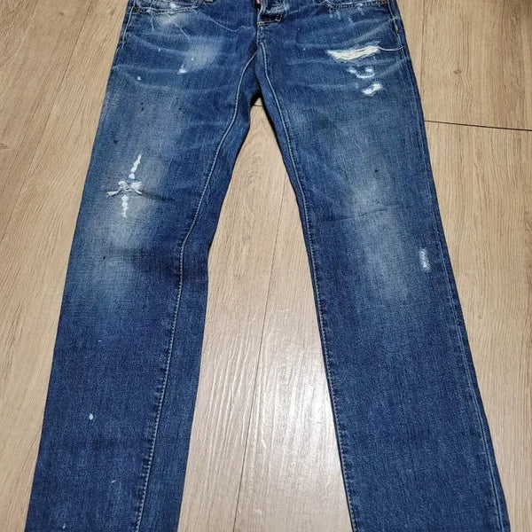 [BUNJANG] DSQUARED2 Women's Slim Washed Denim Jeans S75LA0392 EU40 / 디스퀘어드2 여성 슬림 워싱 데님  S75LA0392 EU40