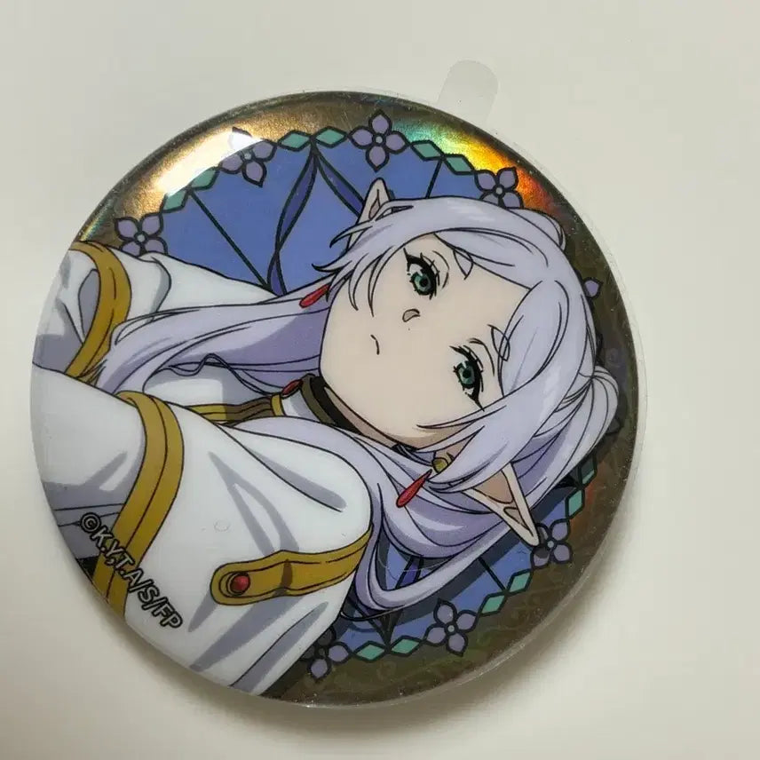 [BUNJANG] Frieren: Beyond Journey's End Hologram Can Badge / (새상품) 장송의프리렌 캔뱃지 홀로그램