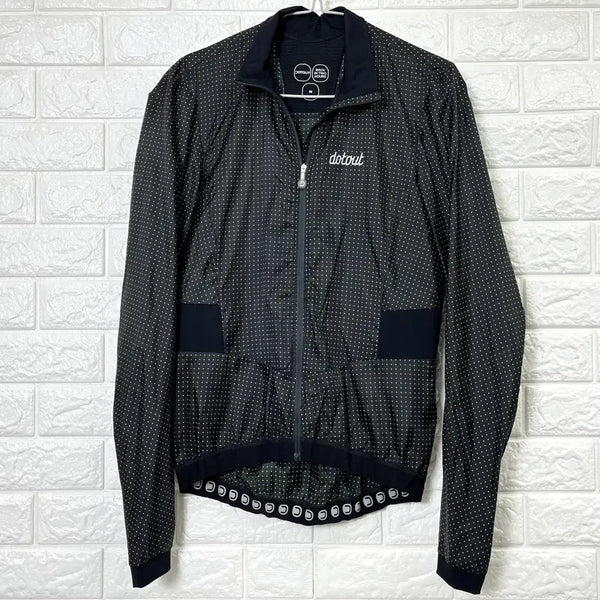 [BUNJANG] Dotout Men's Black Dot Riding Jacket M / 닷아웃 dotout 남성 블랙 도트 라이딩 자켓 M