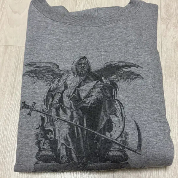 [BUNJANG] Niceness Devil Print Sweatshirt - Size S / Niceness 나이스네스 데빌 프린트 맨투맨 S