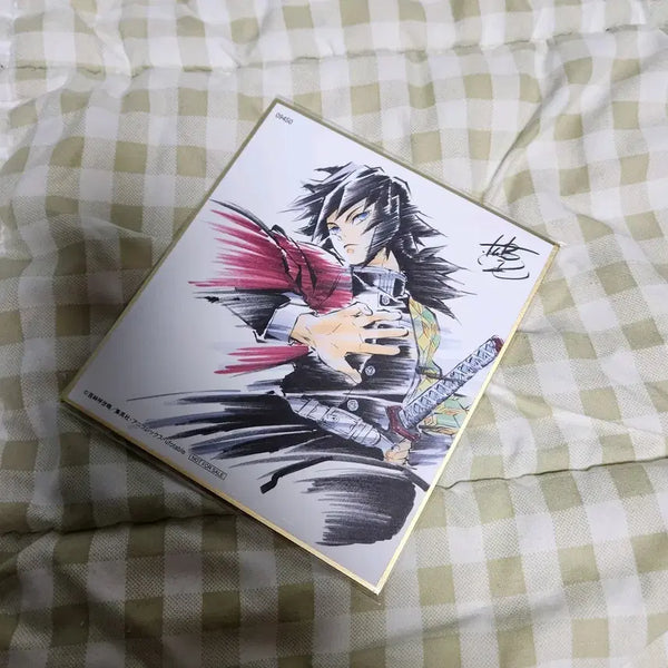 [BUNJANG] Demon Slayer: Kimetsu no Yaiba Giyu Tomioka Special Exclusive Shikishi Board / 귀멸의칼날 일본 특전 기유 색지