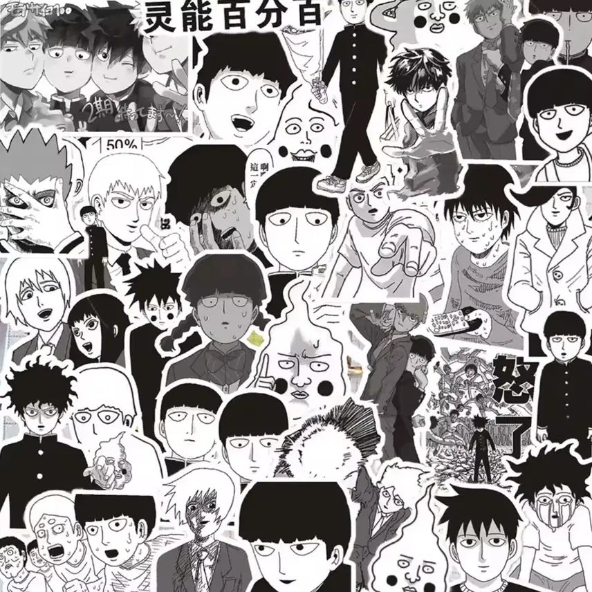 [BUNJANG] Mob Psycho 100 100-Piece Sticker Set / (100장) 모브사이코 100 조각스티커