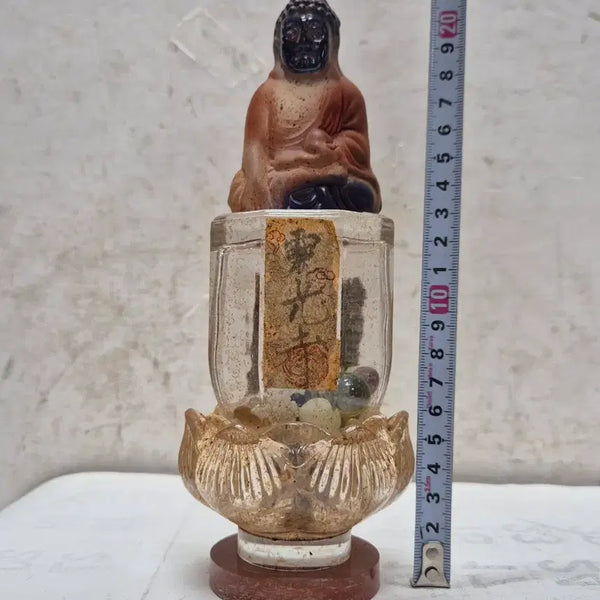 [BUNJANG] Sealed Crystal Sarira Casket (Buddha Relics) / 오랜세월 밀봉된 수정 사리함 (전신사리) (쇄신사리) 개인수집품 578