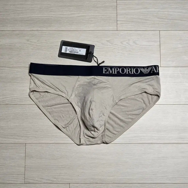 [BUNJANG] Emporio Armani Men's Modal Briefs Beige L / [L] Emporio Armani 삼각 팬티 브리프 베이지 엠포리오 아르마니