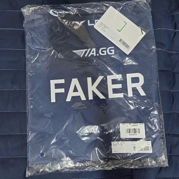 [BUNJANG] MSI T1 Faker Marked Jersey L Size Sealed / 24 MSI T1 저지 페이커 마킹 L사이즈 미개봉
