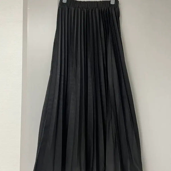 [BUNJANG] Pleated Long Skirt / 플리츠 롱스커트