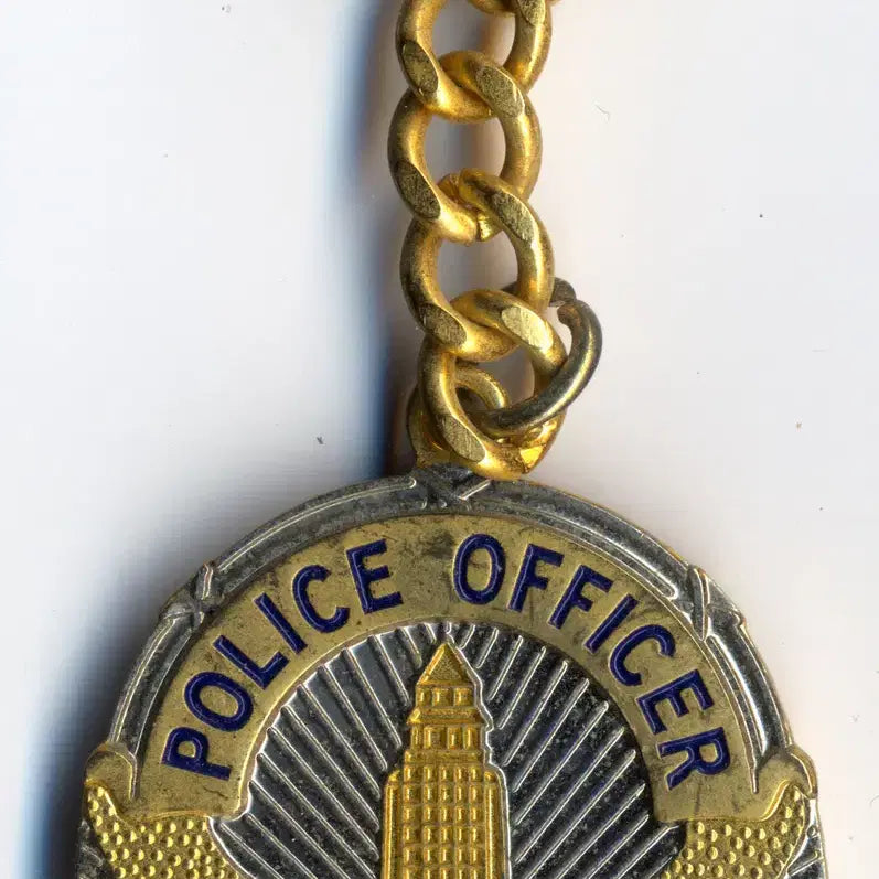[BUNJANG] LAPD Police Officer Keychain Badge / LA 폴리스 LAPD 폴리스 오피서 열쇠고리 키링