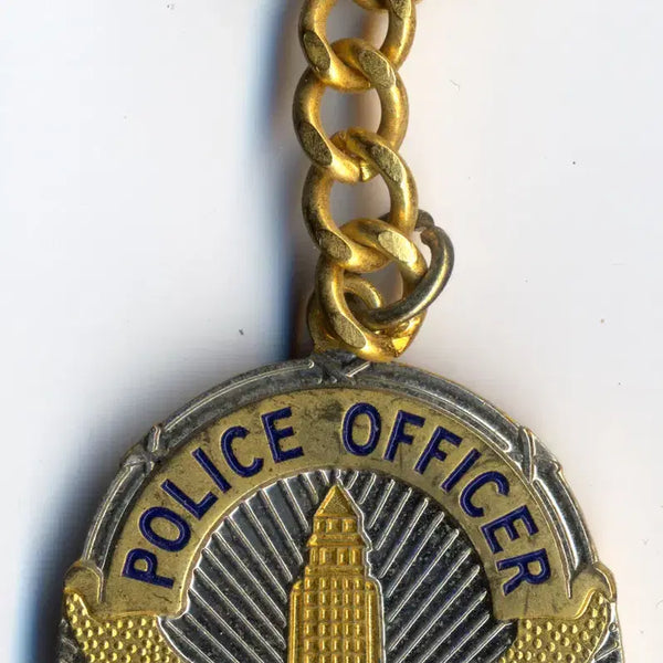 [BUNJANG] LAPD Police Officer Keychain Badge / LA 폴리스 LAPD 폴리스 오피서 열쇠고리 키링