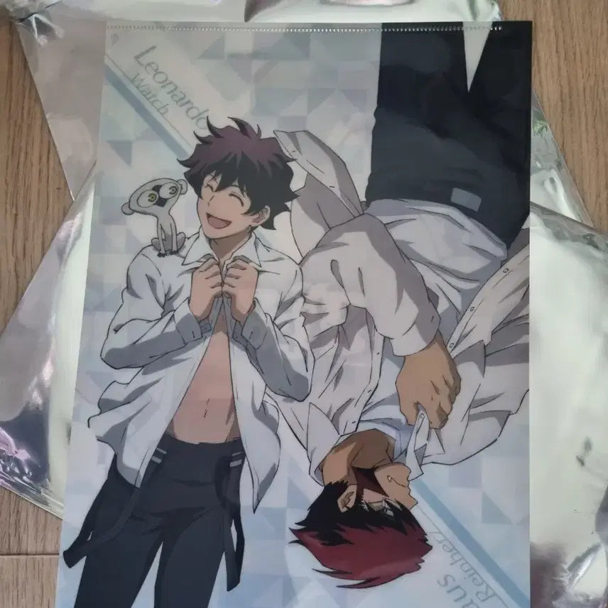 [BUNJANG] Blood Blockade Battlefront Klaus V. Reinherz & Leonardo Watch A4 File / 혈계전선 크라우스 레오나르도 A4파일