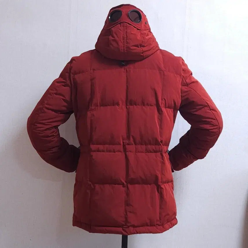 [BUNJANG] CP Company Goggle Padded Jacket Red / CP 씨피컴퍼니 고글 패딩 자켓 레드
