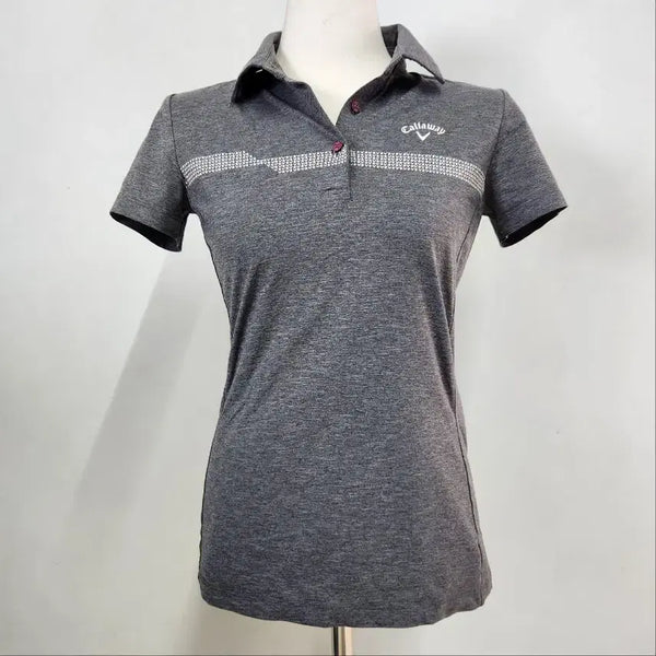 [BUNJANG] Callaway Women's Performance Short Sleeve Golf T-Shirt (Italian Premium Fabric) / 캘러웨이 여성 기능성 반팔 골프 티셔츠 85 (이태리 고급원단)