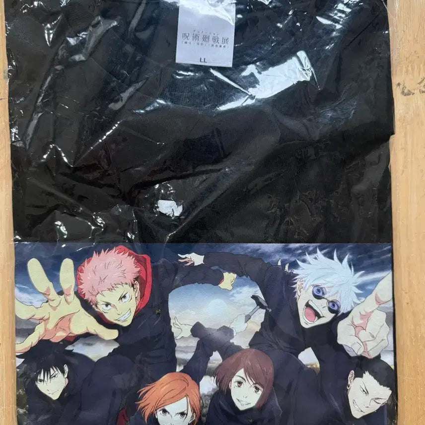 [BUNJANG] Jujutsu Kaisen Exhibition Limited Design T-Shirt Black LL / 주술회전 전시회 티셔츠 (블랙 / LL사이즈 / 새상품)