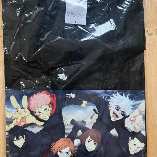[BUNJANG] Jujutsu Kaisen Exhibition Limited Design T-Shirt Black LL / 주술회전 전시회 티셔츠 (블랙 / LL사이즈 / 새상품)