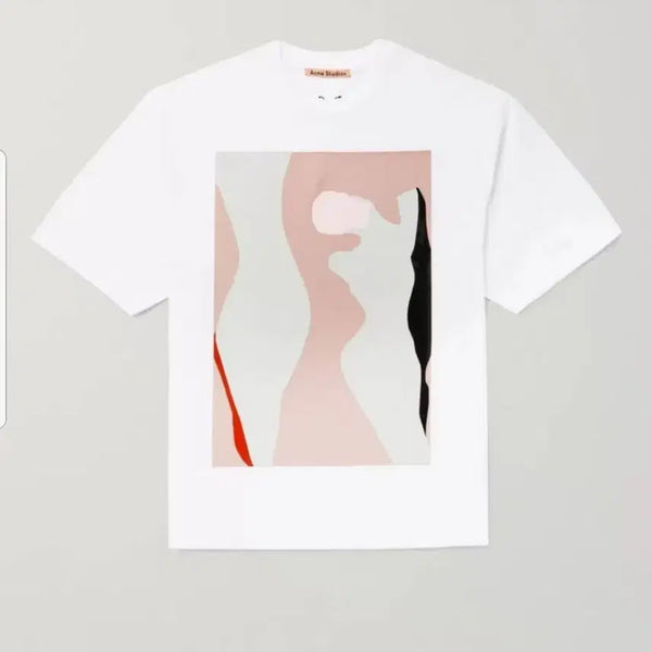 [BUNJANG] Acne Studios Printed T-shirt S / 아크네 스튜디오 화이트 프린팅 반팔 티셔츠 S