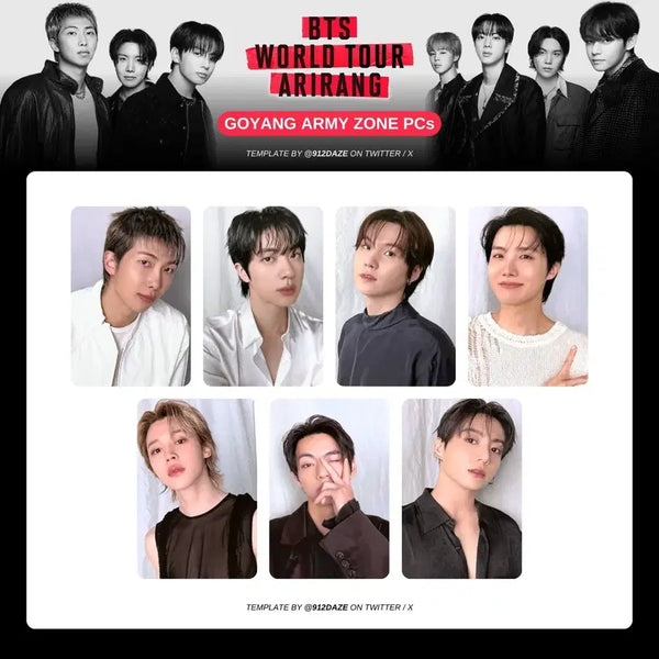 [BUNJANG] BTS Army Zone Photocard Set / BTS Army zone pc 아미존 포카 세트