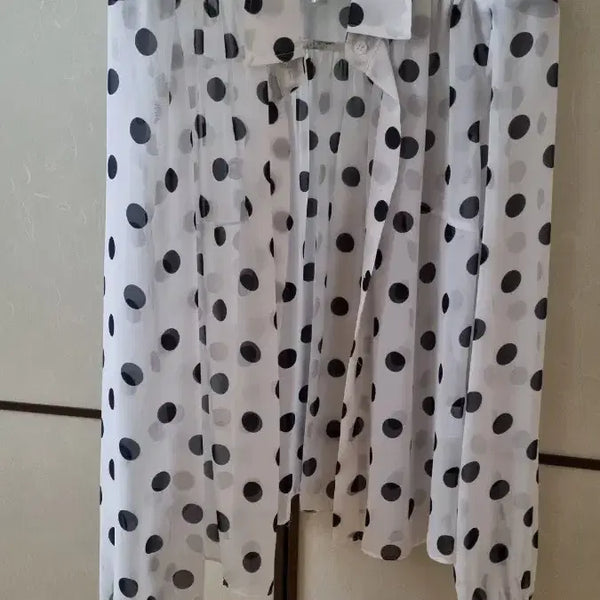 [BUNJANG] Dot Chiffon Blouse / 도트 쉬폰 블라우스