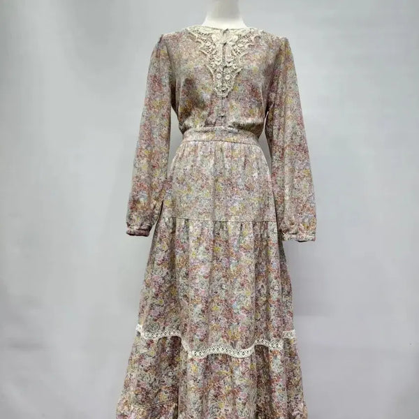 [BUNJANG] Thursday Island Lace Floral Pattern Long Dress / 써스데이아일랜드 롱원피스 66