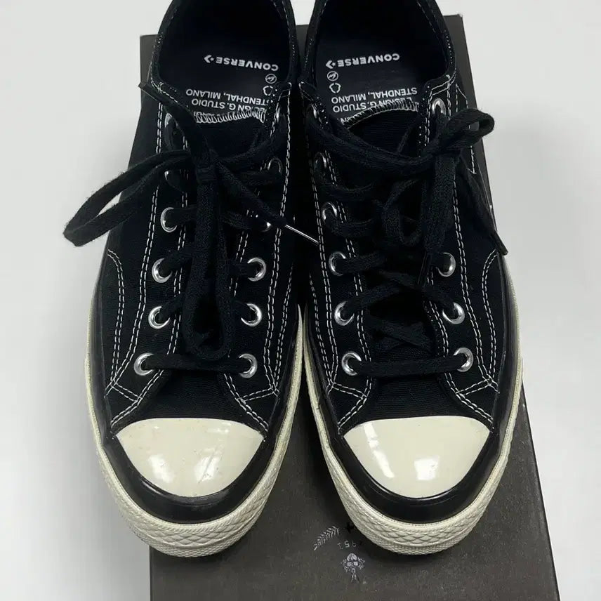 [BUNJANG] Converse x Moncler Fragment Chuck 70 Low Top Sneakers US 8 (260mm) / 컨버스 x 몽클레어 프라그먼트 척70 로우 US8 (260) 박스포함