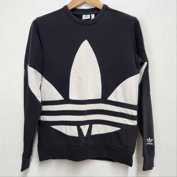 [BUNJANG] Adidas Big Trefoil Crewneck Sweatshirt (Size 170) / [정품] 아디다스 빅 트레포일 크루넥 맨투맨 170