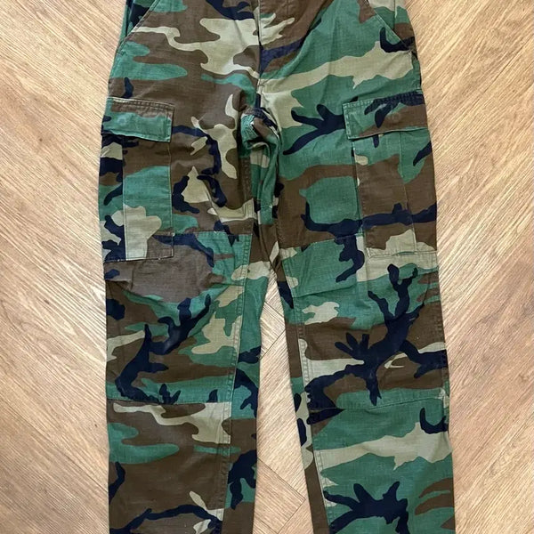 [BUNJANG] US Army Woodland Camo Cargo Pants / N135 us army 미군 카모 우드랜드 팬츠