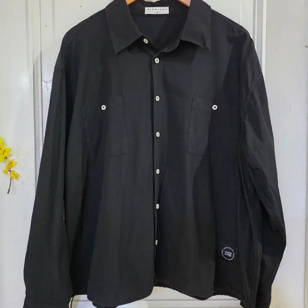 [BUNJANG] Men's Spring Oversized Cotton Shirt Jacket / 봄 요즘유행하는 고급스러운 남방셔츠 면  자켓  가슴단면66
