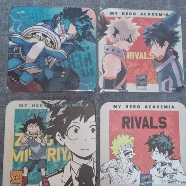 [BUNJANG] My Hero Academia Coaster Set / 나히아 굿즈 코스터 4종 세트 새상품