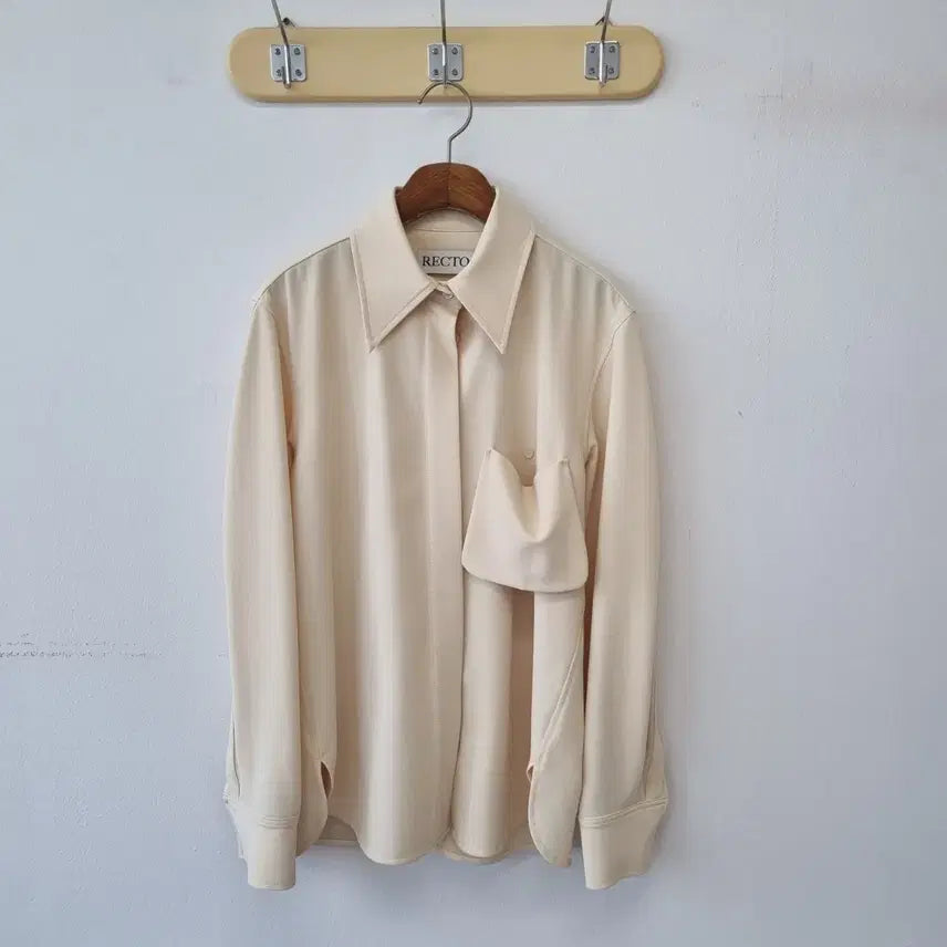 [BUNJANG] Recto Pocket Blouse Yellow Butter / 렉토 포켓 블라우스