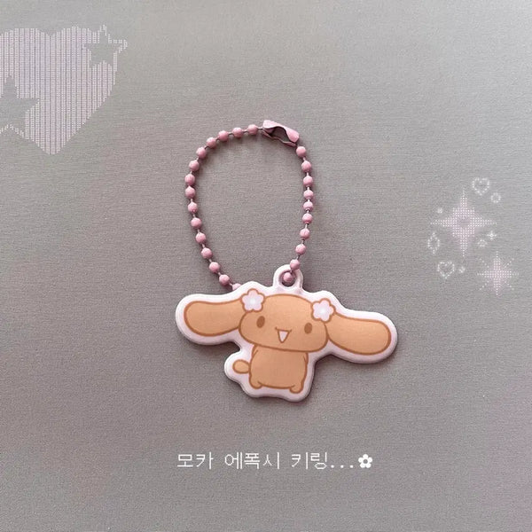 [BUNJANG] Sanrio Cinnamoroll Mocha Keyring / [할인] 고전 빈티지 산리오 시나모롤 모카 키링