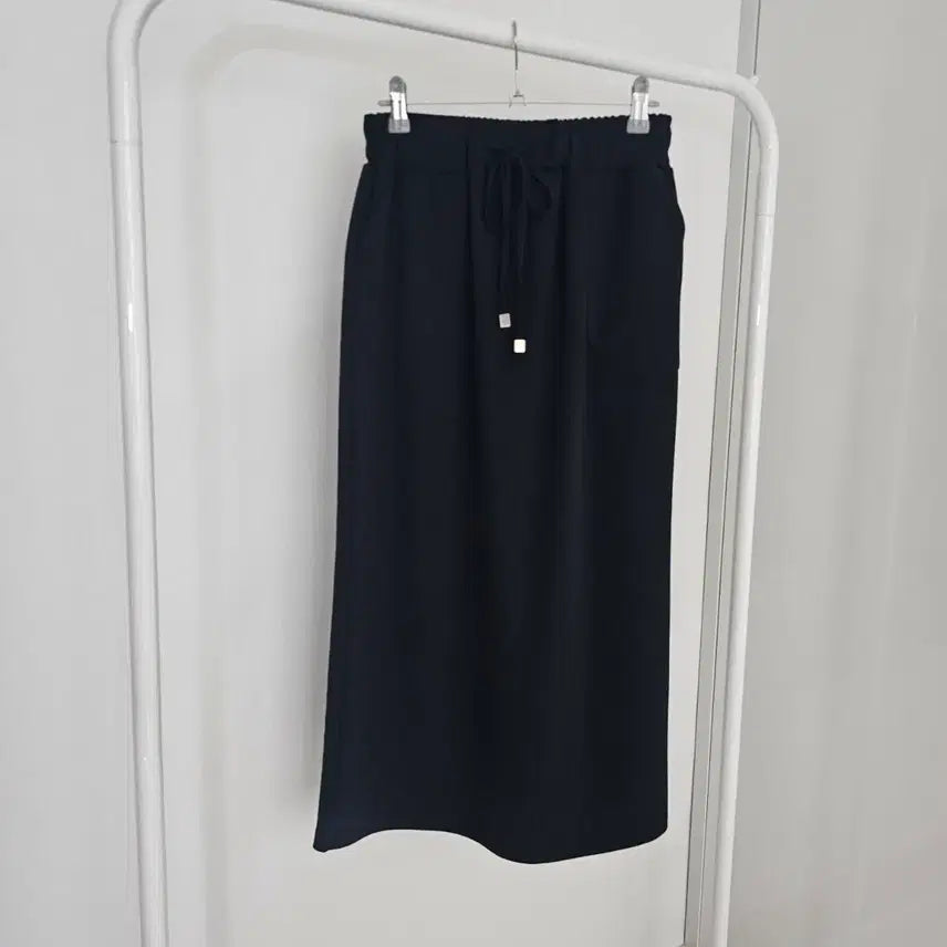 [BUNJANG] Black Banded Long Skirt / # 블랙 밴딩 롱스커트