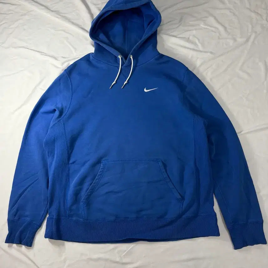 [BUNJANG] Nike Solo Swoosh Hoodie Blue XL / 나이키 솔로스우시 후드 블루 XL