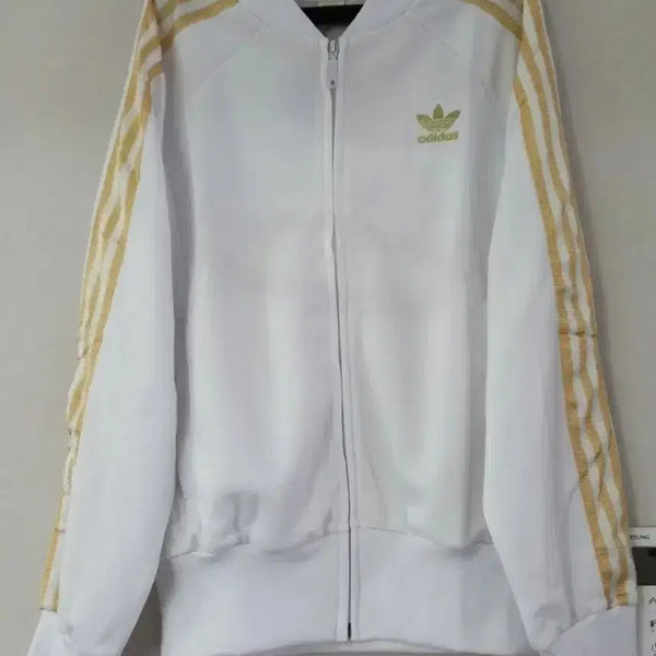 [BUNJANG] Adidas Europa White Gold Track Top Jersey / 아디다스 유로파 화이트골드 흰금 트랙탑 저지 져지집업 95/M