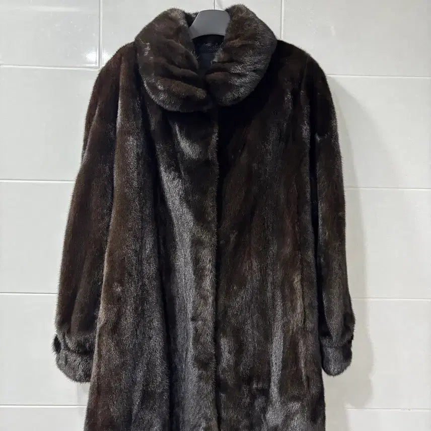 [BUNJANG] Blackglama Mink Fur Coat / 윤진모피 블랙그라마