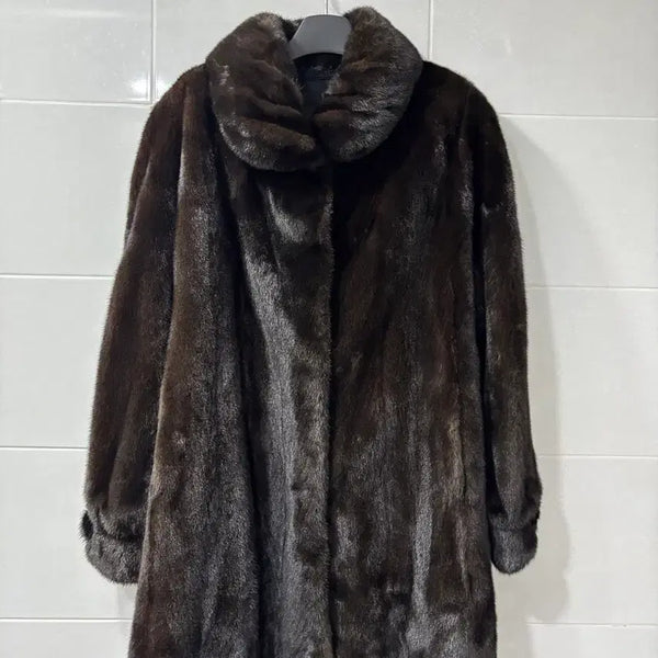 [BUNJANG] Blackglama Mink Fur Coat / 윤진모피 블랙그라마