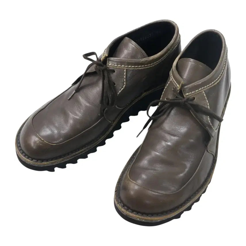 [BUNJANG] Alfredo Bannister Vintage Leather Tyrolean Shoes / 알프레도 바니스터 빈티지 레더 샤크솔 티롤리안 슈즈