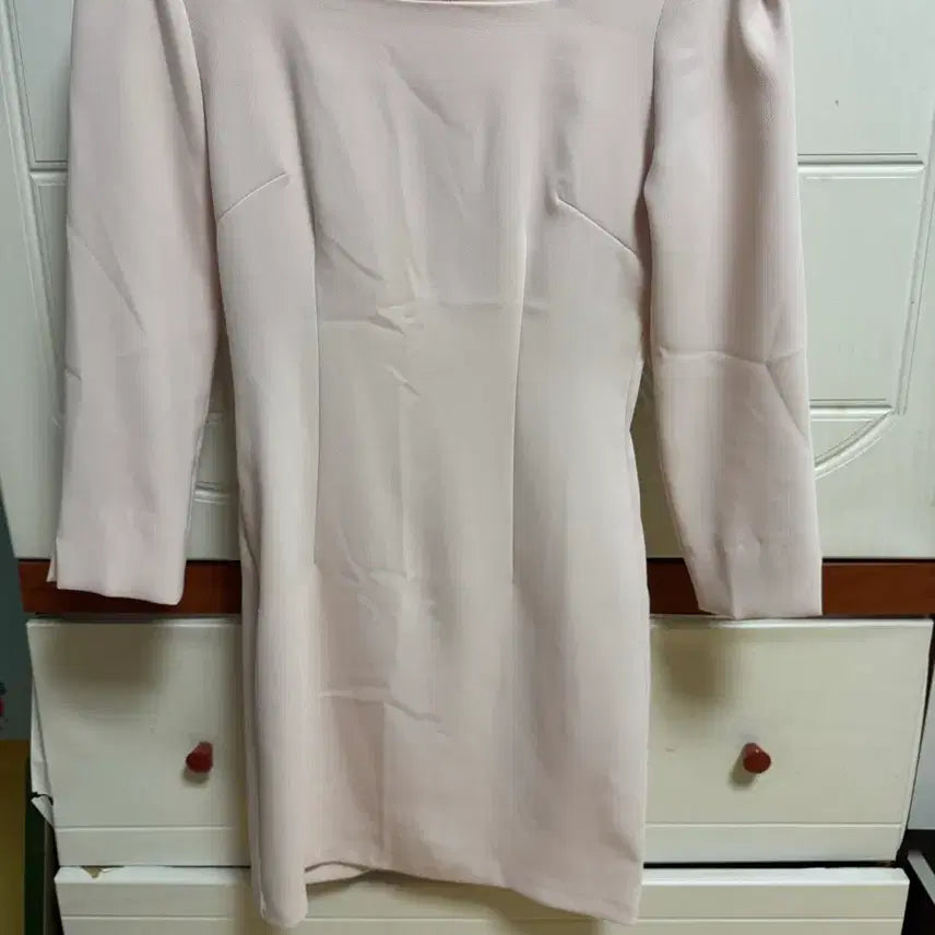 [BUNJANG] Pink Long-Sleeve Dress / [S] 연핑크 긴팔 원피스