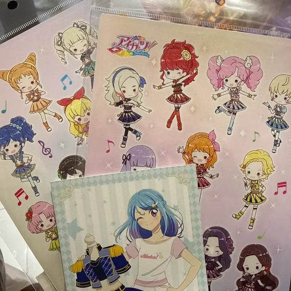 [BUNJANG] Aikatsu! Theater Clear Case Set (2 Types) + POB / 아이엠스타 아이카츠 대의상전 팝업 클리어케이스 2종(+특전) 판매