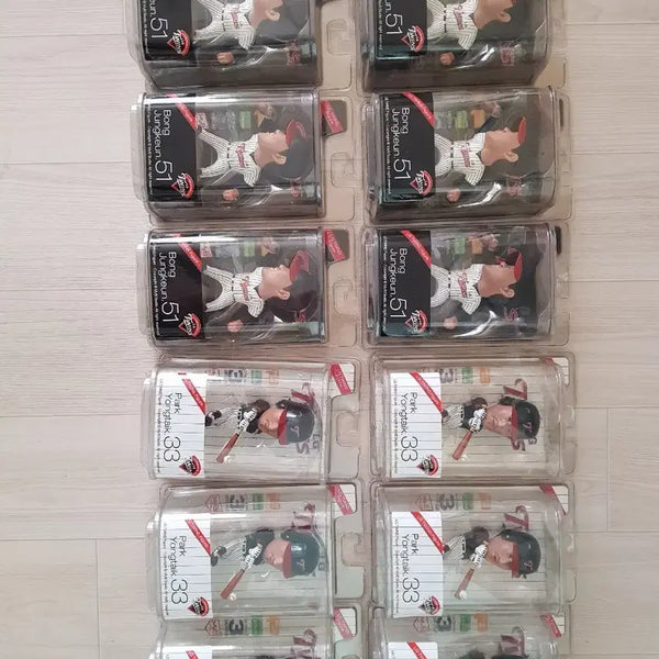 [BUNJANG] LG Twins Park Yong-taik & Bong Jung-keun Baseball Figurines Limited Edition Set / 무료배송 새상품 박용택 봉중근 야구 피규어 LG트윈스 한정판 수집품